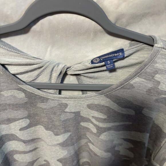 Army Patterned Women's Shirt by Democracy - Size S - Picture 2 of 6